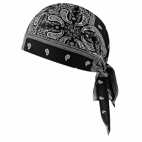 Kühlendes Paisley-Kopftuch/Mütze, schnelltrocknend, elastisch, ideal für Radsport, Outdoor-Aktivitäten und als Piraten-Bandana für Damen und Herren, Fitness, Laufen, Fitnessstudio, Ganzjahres-Kopftuch Image