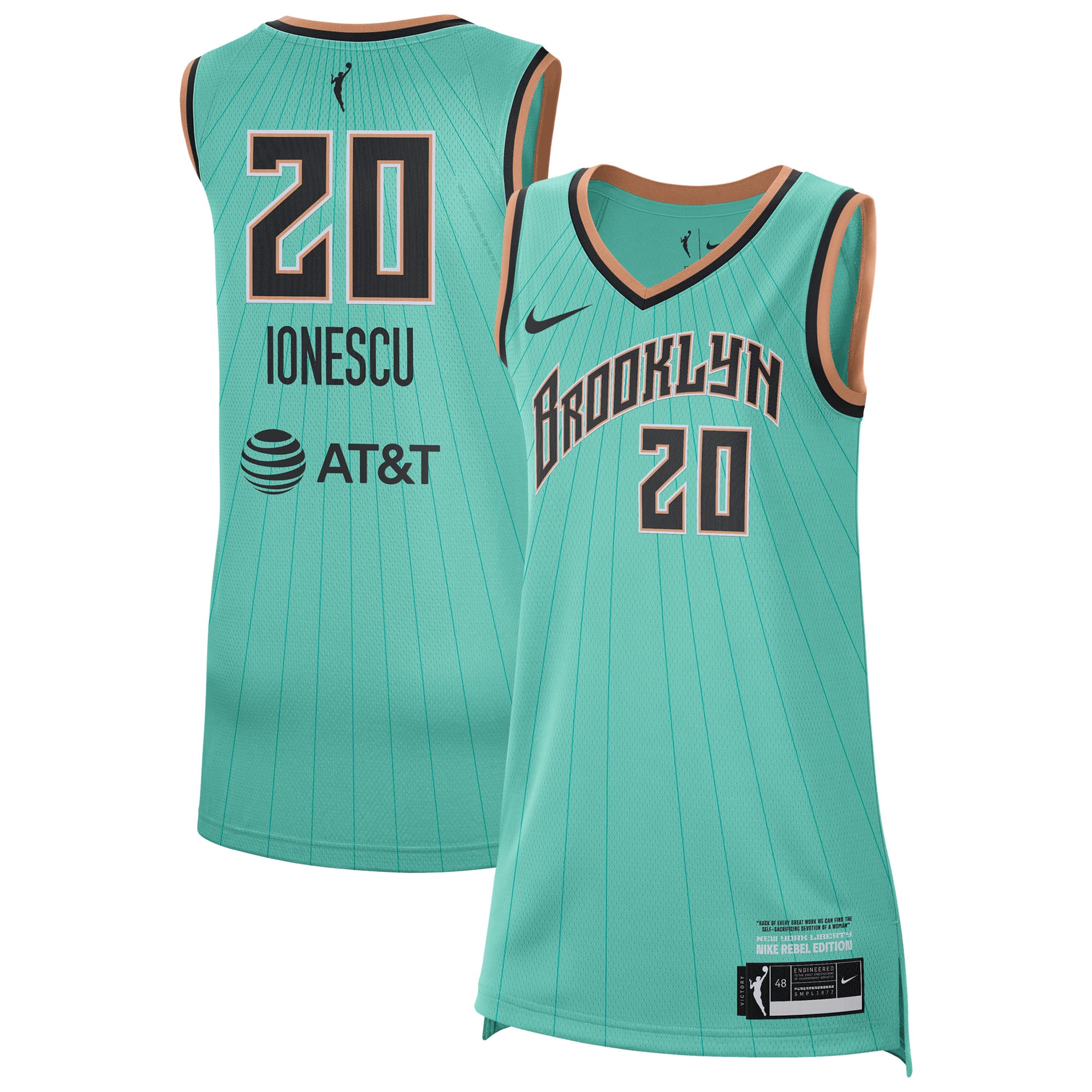 Maillot Nike Rebel New York Liberty - Sabrina Ionescu - Unisexe - Homme Taille: M