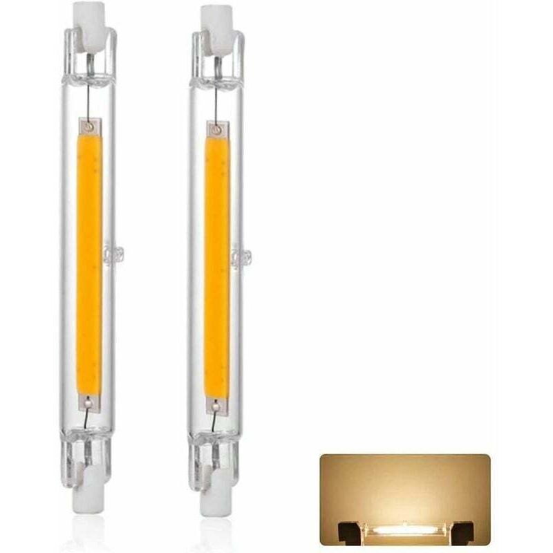 Ahlsen - Lampadina Led R7s, 118 Mm, 20 W, Dimmerabile, Bianco Caldo 3000 K, 3000 Lm, Lineare, Sostituisce La Lampada Alogena J118 Da 20 W, Illuminazione A 360 Gradi, Senza Sfarfallio, Tubi Led R7s Ocb Per Fare