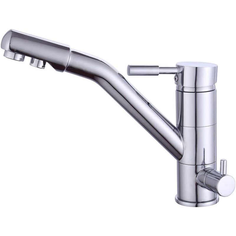 Miscelatore Da Cucina 3 In 1 Rubinetto Girevole A Tre Vie Rubinetto Tap Osmosi Sistema Rubinetto Miscelatore Monocomando Rubinetto Miscelatore Da Cucina Rubinetto Da Cucina Argento