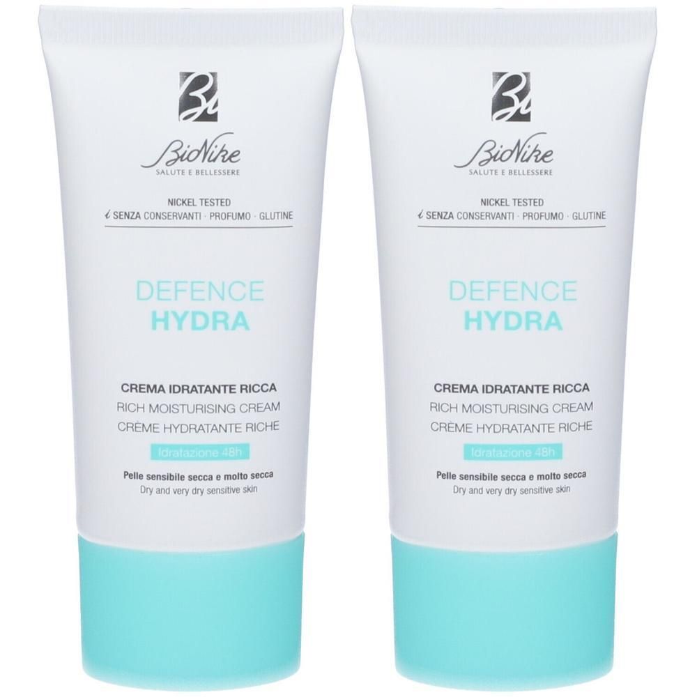 Defence Hydra Crema Idratante Ricca 2x50 ml