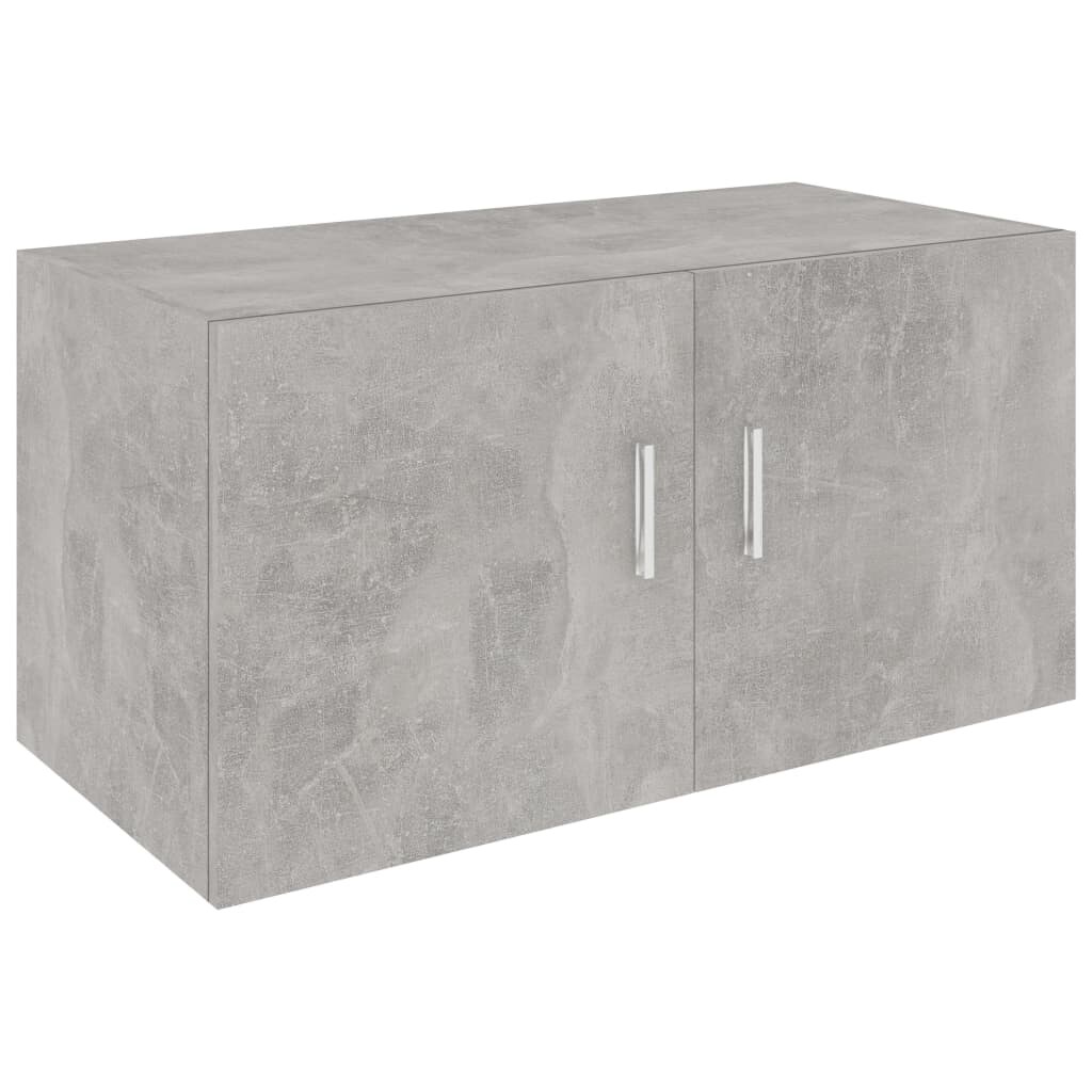 vidaXL Wandschrank Betongrau 80 x 39 x 40 cm Holzwerkstoff Image