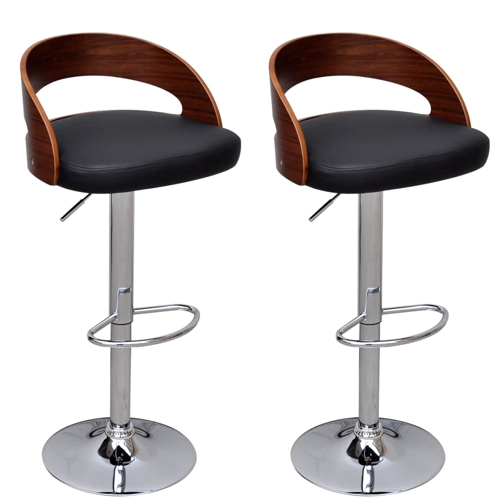 vidaXL Barhocker 2 Stk. Bugholz Image