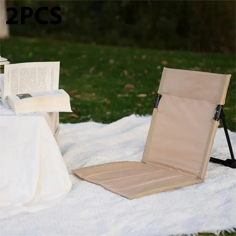 Faltbare Camping Stuhl Outdoor Garten Park Einzigen Faul Stuhl Rückenlehne Kissen Picknick Camping Klapp Zurück Stuhl Strand Stühle