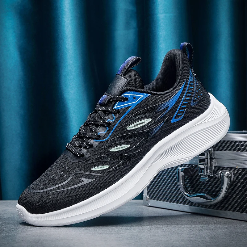 Männer Schuhe Frühling Und Herbst Mesh Super Licht Casual Laufschuhe Trend Elastische Sohle Sport Schuhe Luxus Marke Schuhe Große Größe