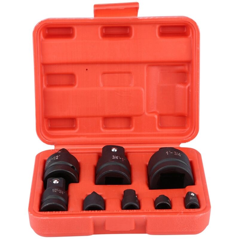 Set Di Adattatori Convertitore Riduttore Adattatore Presa Da 8 Pezzi 1/4' 3/8' 1/2' 3/4' 1' - Eosnow