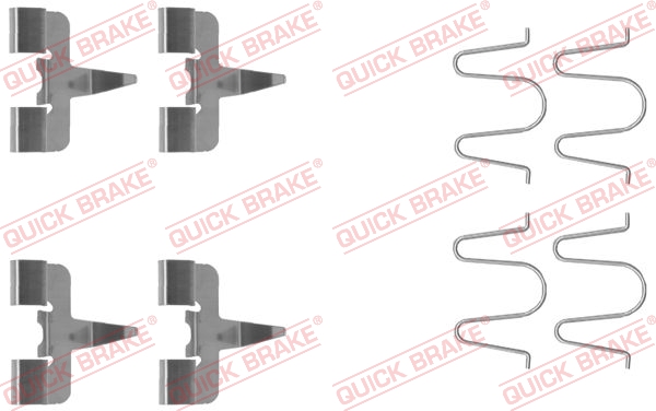 QUICK BRAKE Zubehörsatz, Scheibenbremsbelag 1091207 Image