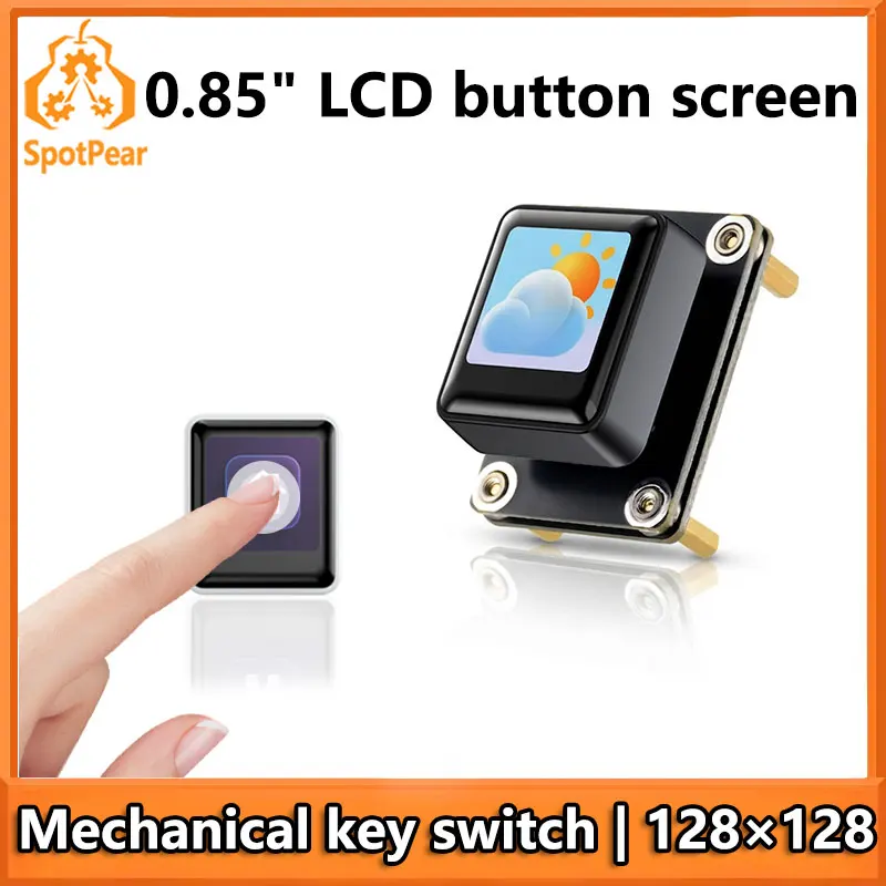 0,85 Zoll LCD-Tastatur-Display 128x128 für Arduino / Raspberry Pi / ESP32 / RP2040 / STM32 Image