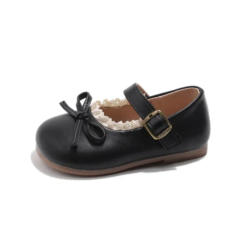 Mode Frühling Herbst Mädchen Flache Schuhe Bowknot Kinder Prinzessin Leder Schuhe Kausalen Vielseitige Kinder Schuhe für Hochzeit Party
