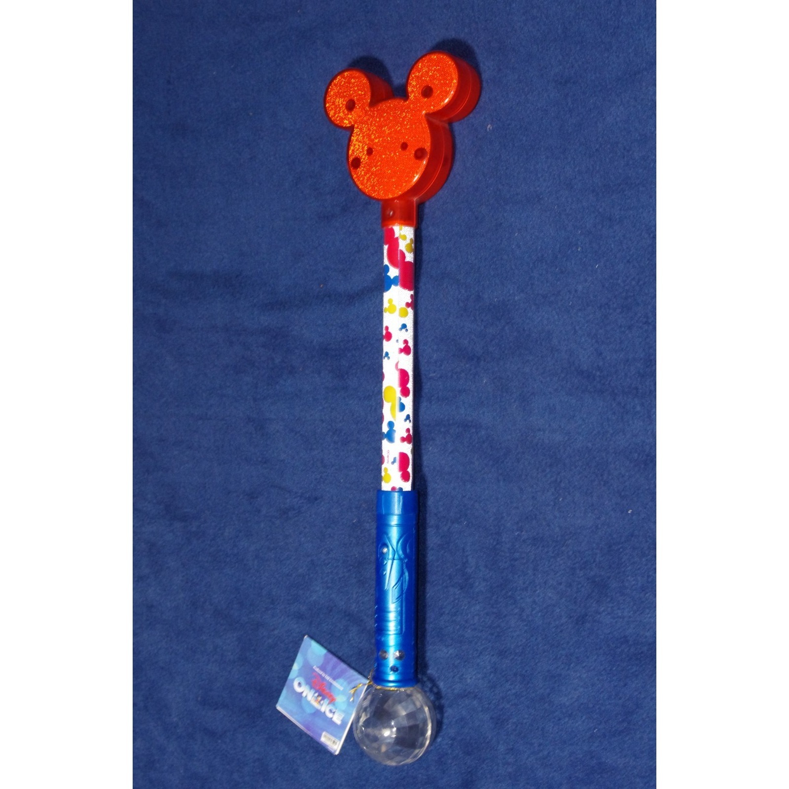 Disney Computers, Laptops & Parts | Disney On Ice Mickey Mouse Ears Light Up Flashing 20" Wand 3 Modes Red Blue | Color: Blue/Red | Size: Os