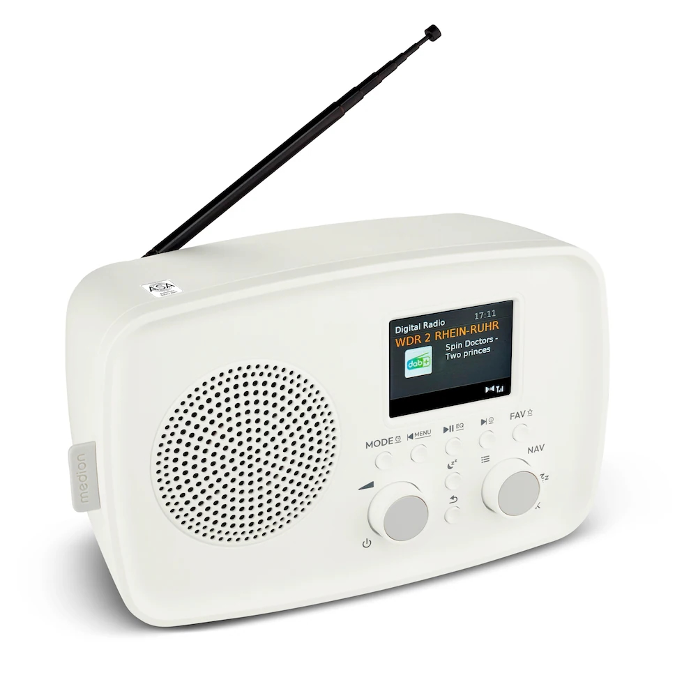 MEDION LIFE DRE-1 DAB+ Radio, Bluetooth, IPX1, Wecker Image