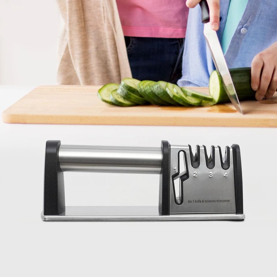 Stage Knife Sharpener Ceramic Tungsten Kitchen Knife Sharpening Tool Stage Knife Sharpener Ceramic Tungsten Kitchen Knife Sharpening Tool