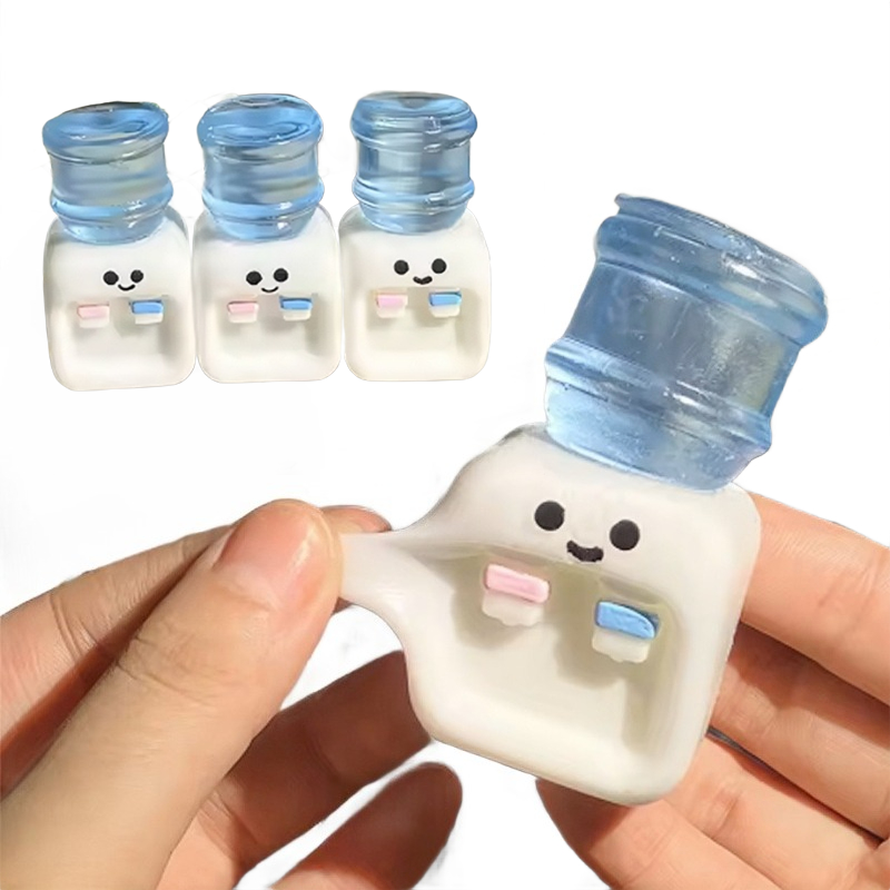 Mini Squishy Water Dispenser Toy Funny Stress Relief Toy & Squeeze Fidget Toy For Adults 1pc Squeeze Toy