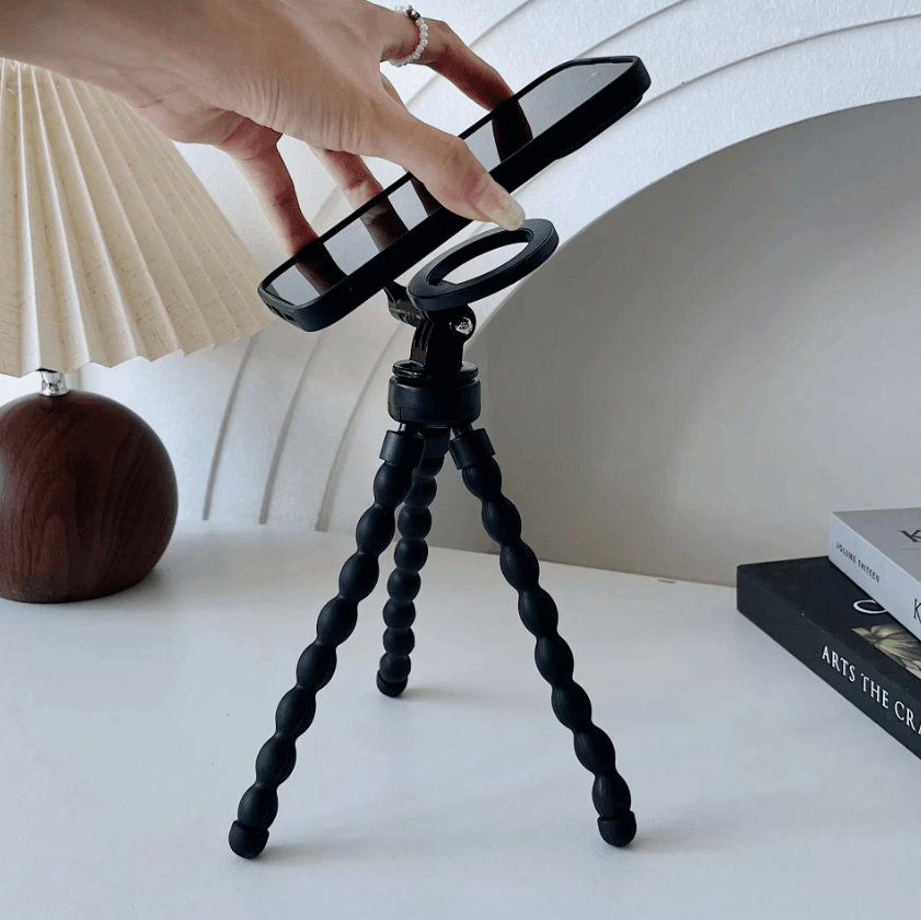 FlexiMag Pro Magnetic Phone Tripod Universal Magsafe Octopus Tripod Flexible Mini Stand For Smartphones FlexiMag Pro Magnetic Phone Tripod Universal Magsafe Octopus Tripod Flexible Mini Stand For Smartphones