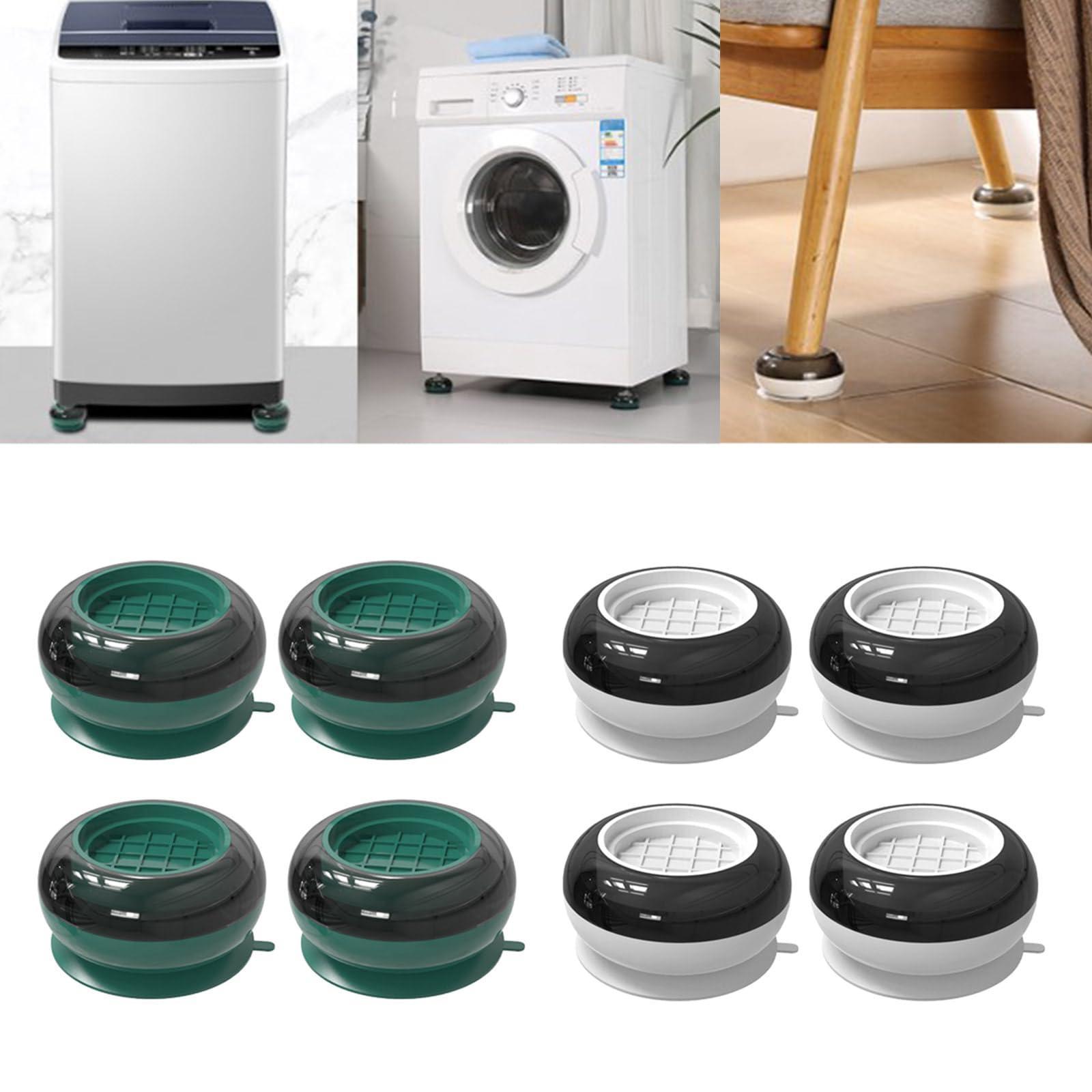 4PCS Anti Vibration Pads For Washing Machine And Furniture Non Slip Height Booster Feet green