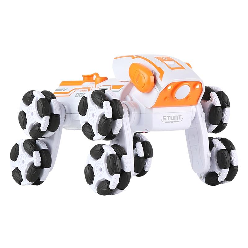 Wheel RC Stunt Car Off Road Remote Control Swing Arm Vehicle orange