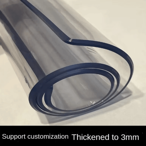 3.0mm Clear PVC Table Protector Waterproof Transparent Table Cover cosmos 2.0mm 80x160cm 31x63in
