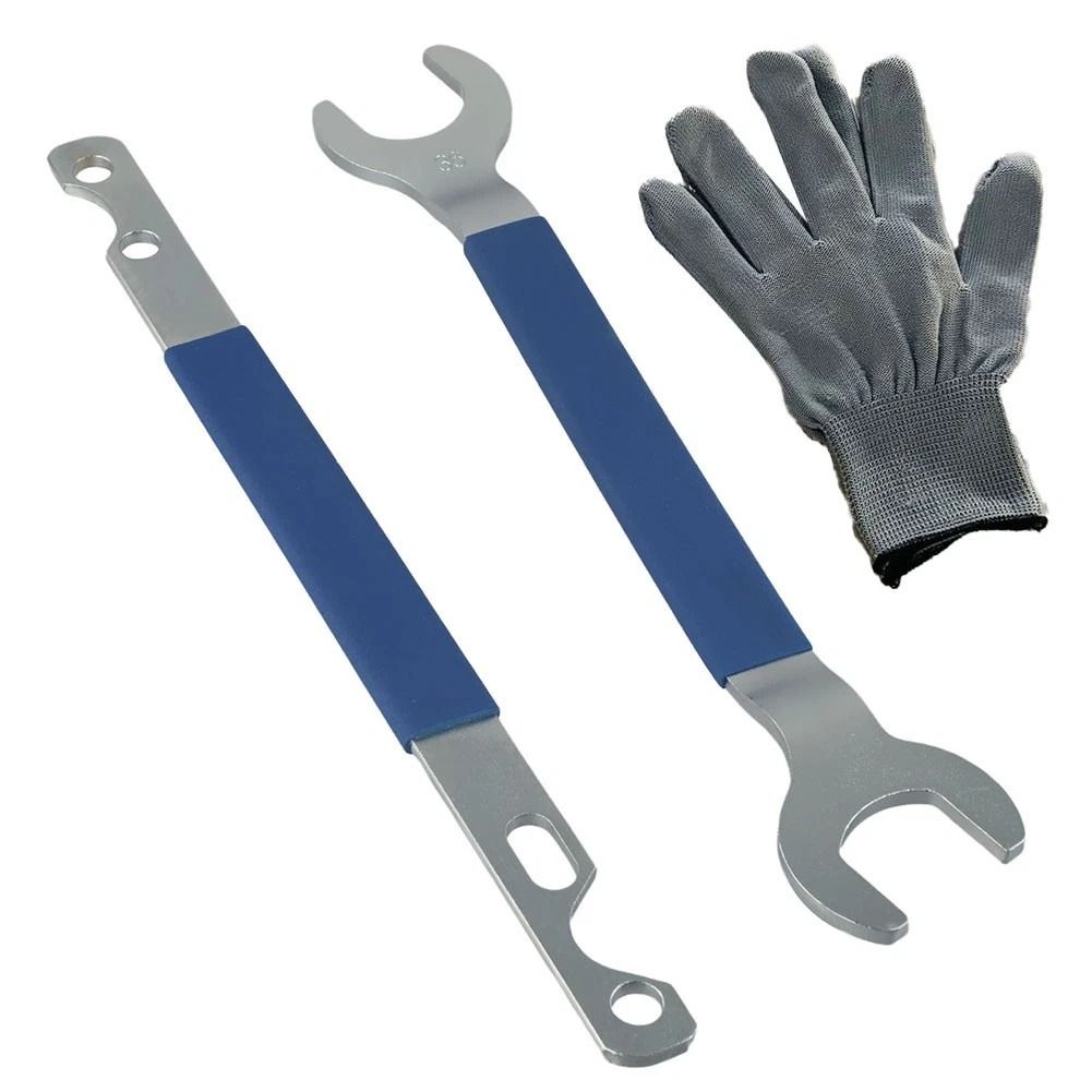 Fan Clutch Wrench And Pump Holder Tool Kit For Car Repairs With Gloves Fan Clutch Wrench And Pump Holder Tool Kit For Car Repairs With Gloves