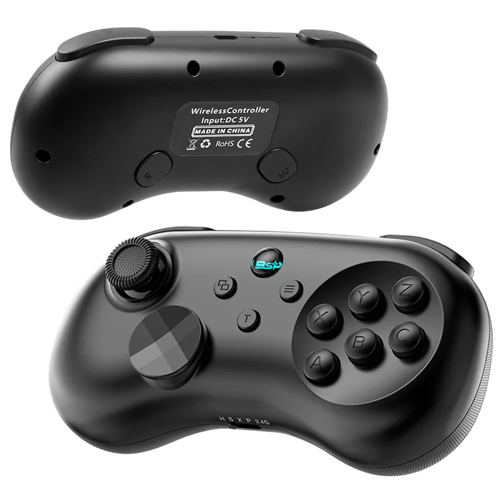 Y04 Hall-Effekt-Joystick-Controller für Kampfspiele – Klassisches 6-Tasten-Layout, Turbo- und Makro-Rücktasten, für Switch/PC/PS4/Mobile Image