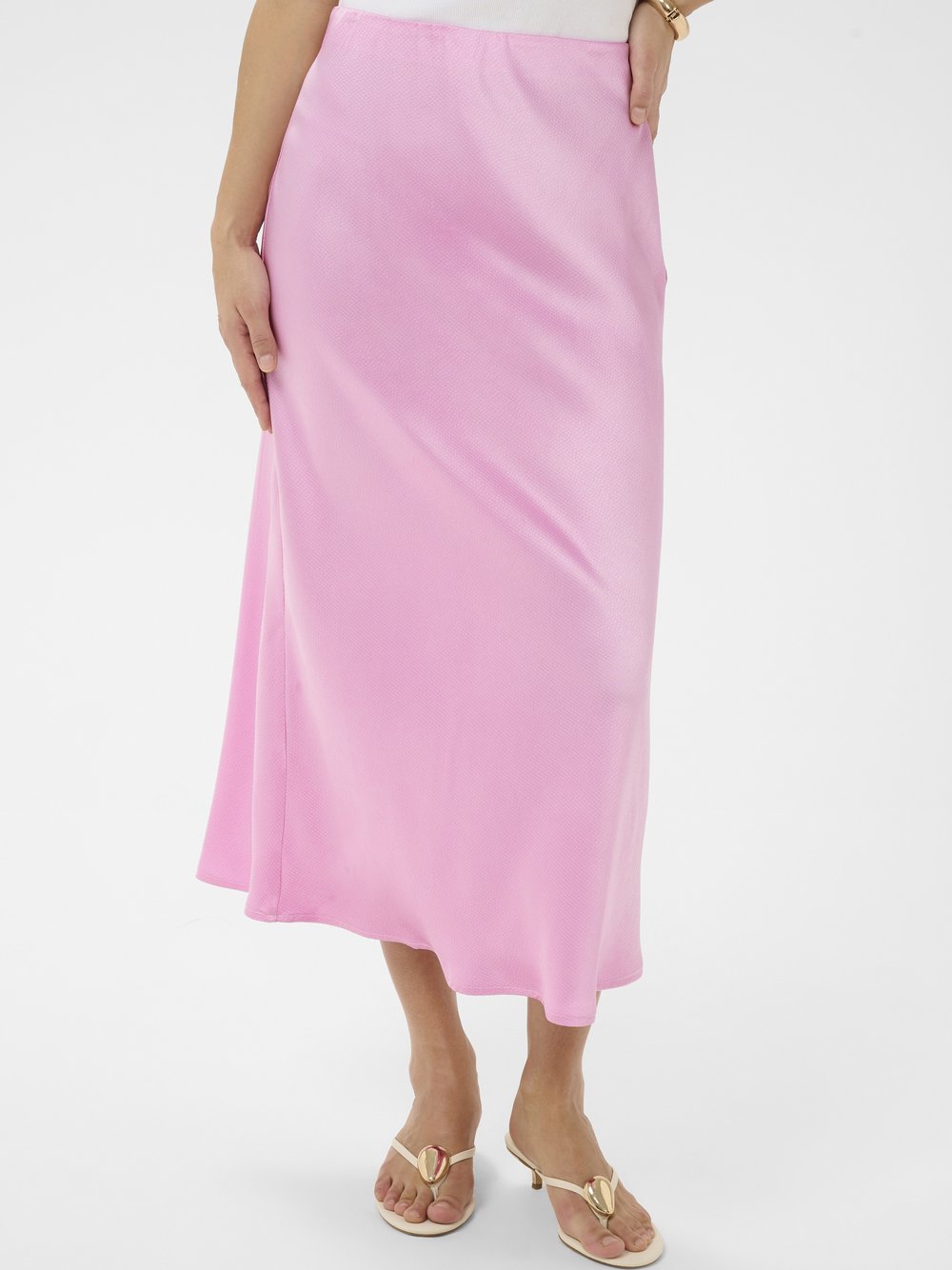 Kaffe Freizeitrock KALOTTE Elastische Taille Damen rosa, 46