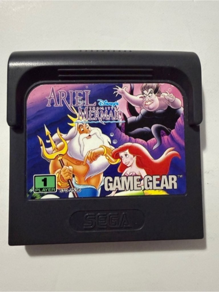 Disney Video Games & Consoles | Ariel The Little Mermaid Sega Game Gear Cartridge Only | Color: Black | Size: Os
