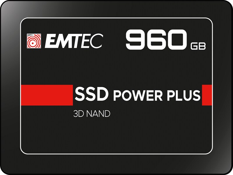 Emtec 960 GB Interne SSD 3D NAND SATA III 2,5` schwarz Image