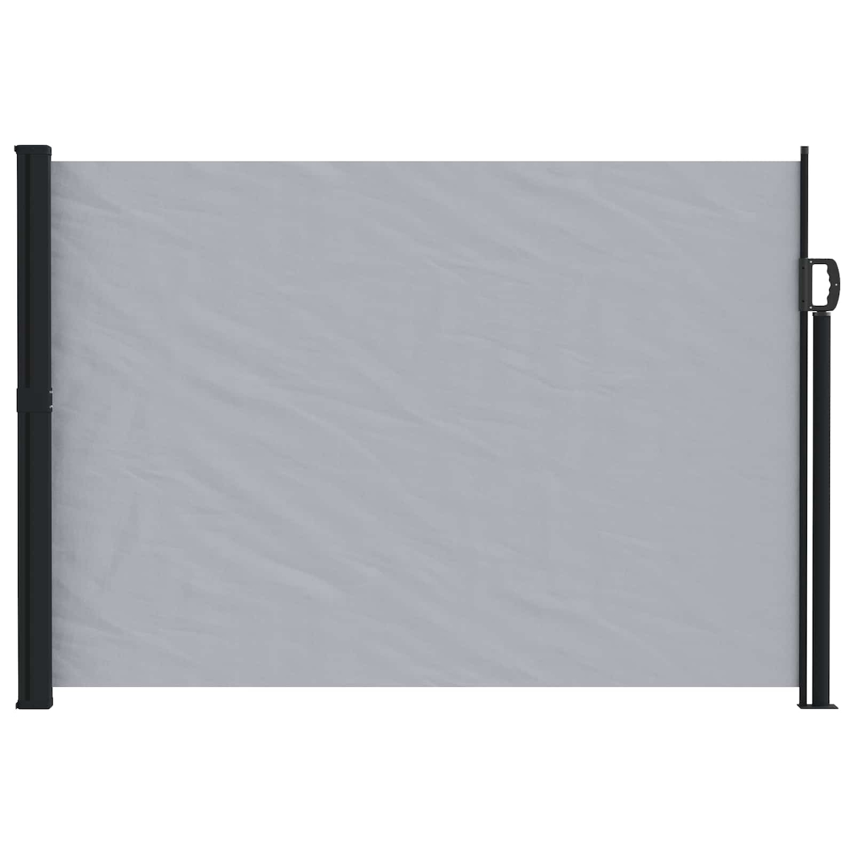 vidaXL Ausziehbares Seitenmarkise Grau 300 x 170 cm Polyester Image