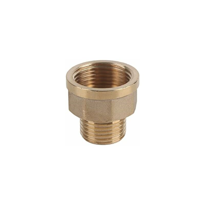 Minkurow Riduttore Per Tubo A Collegamento Rapido, Adattatore Per Riduttore A Presa Esagonale, Raccordo Per Tubo Dell'acqua In Ottone Filettatura Maschio Da 1/2'' A Filettatura Femmina Da 3/4'' (4 Pez
