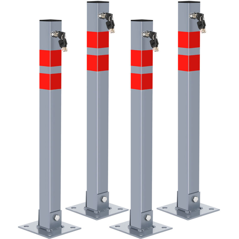 Barriera Per Parcheggio 4 Set Barriera Per Parcheggio Palo Di Confine Con 12 Chiavi Barriera Per Parcheggio Palo Di Confine Barriera Per Parcheggio Chiudibile Barriera Per Parcheggio Palo Di Confine