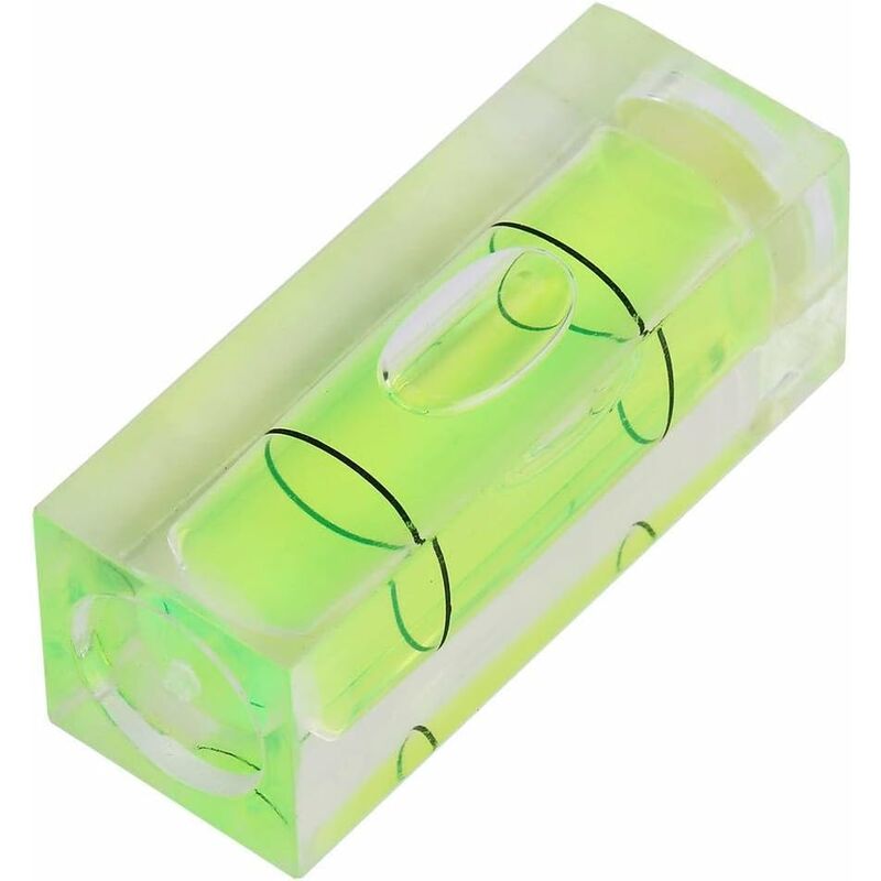 Minkurow Mini Livella A Bolla, 5 Pezzi Di Alta Precisione Quadrata Orizzontale Livella A Bolla Immagine Appesa Livelli Strumenti Di Misura Strumenti Layout 15x15x40mm