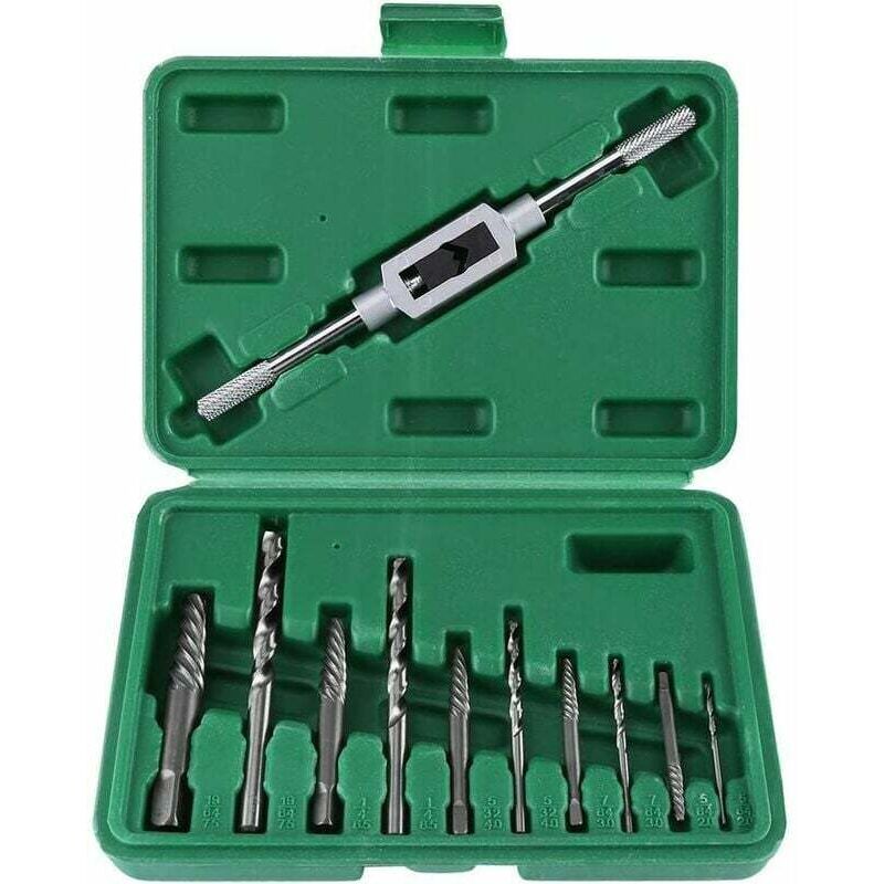 Estrattore Di Viti Rotte, Kit Di Estrattori Di Viti Da 11 Pezzi, Set Di Estrattori Di Viti Danneggiate Per La Rimozione Di Viti, Bulloni, Elementi Di Fissaggio Rotti O Danneggiati, Strumento Di Rimozi