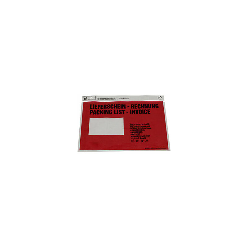 Ratioform Buste Portadocumenti Riciclate Stampa Packing List