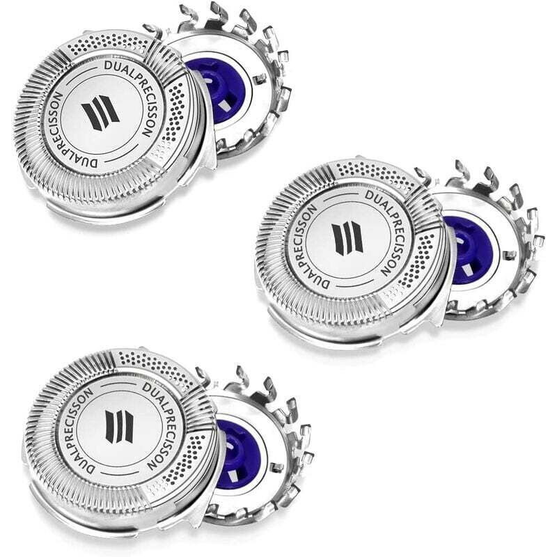 - Confezione Da 3 Lame Per Rasoio Elettrico Da Uomo, Compatibili Con Philips Hq8 Pt720 Pt725 Pt815 Pt860 At890 At899 At750, Testine Di Rasatura Di Ricambio, Parti Di Taglio Del Rasoio, Lame Rotanti Da