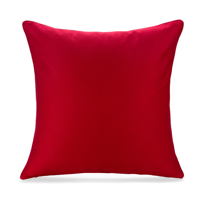 Minkurow Federa 45 X 45 Cm Cotone+poliestere (set Di 2) -rosso- Federa 45 X 45 Cm- Fodera Per Cuscino Resistente E Ipoallergenica 45 X 45 Cm