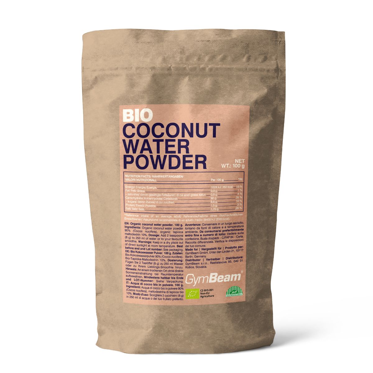 Acqua di Cocco BIO acqua cocco in polvere 100 g