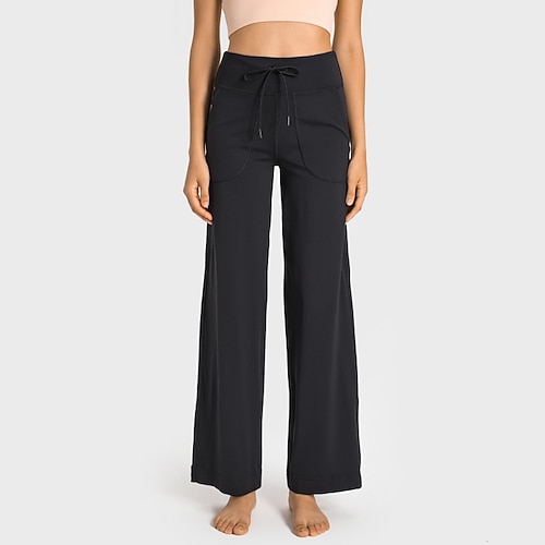 Per uomo Pantaloni fitness Pantaloni da Pilates Pantaloni da allenamento Coulisse Tasche Laterali con Tasca per Telefono Allenamento in Palestra Corsa Fitness Pantaloni Leggings Tinta unica Grigio