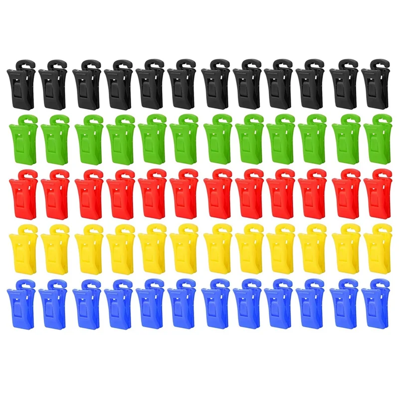 60 Socken clips für Waschmaschine und Trockner, Socken clips mit Haken, Socken halter Waschmaschine, direkt in die Schublade Image