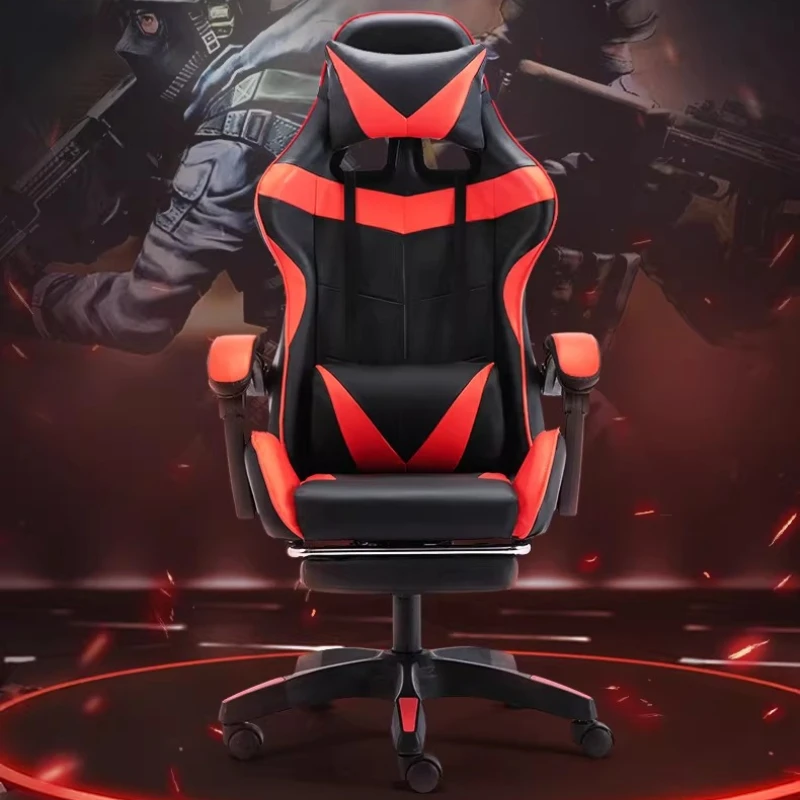 Esports-Gaming-Stuhl, Computersitz für Internetcafés, höhenverstellbarer und drehbarer Stuhl, Gamer-Relaxsessel, ergonomischer Stuhl