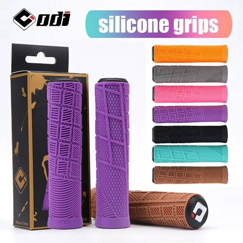 1 paio di impugnature per manubrio da bicicletta ODI, impugnature antiscivolo in gomma morbida per mountain bike, per manubrio da 22,2 mm, scooter, triciclo, BMX, parte per ciclismo