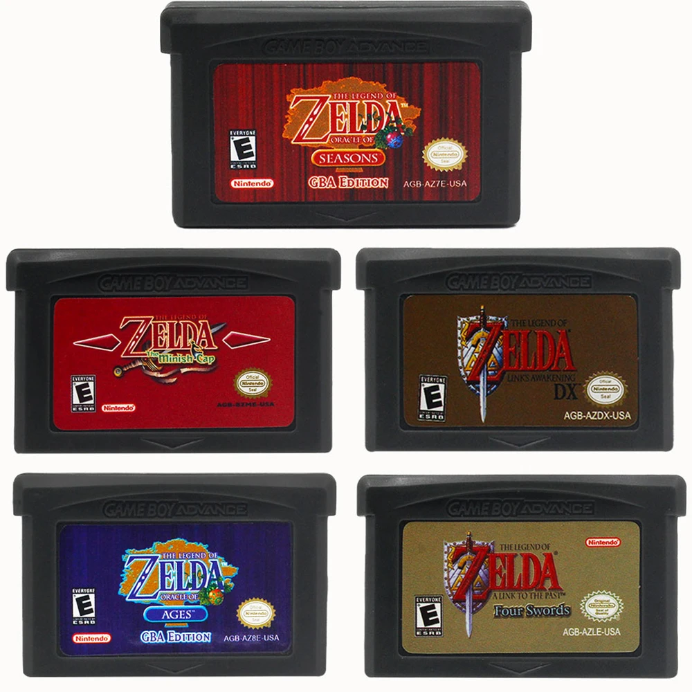 Cartouche de jeu GBA 32 bits pour console de jeu vidéo The Legend Of Zelda, jeu FOUR SWORDS et The Minish Cap, version USA/EUR