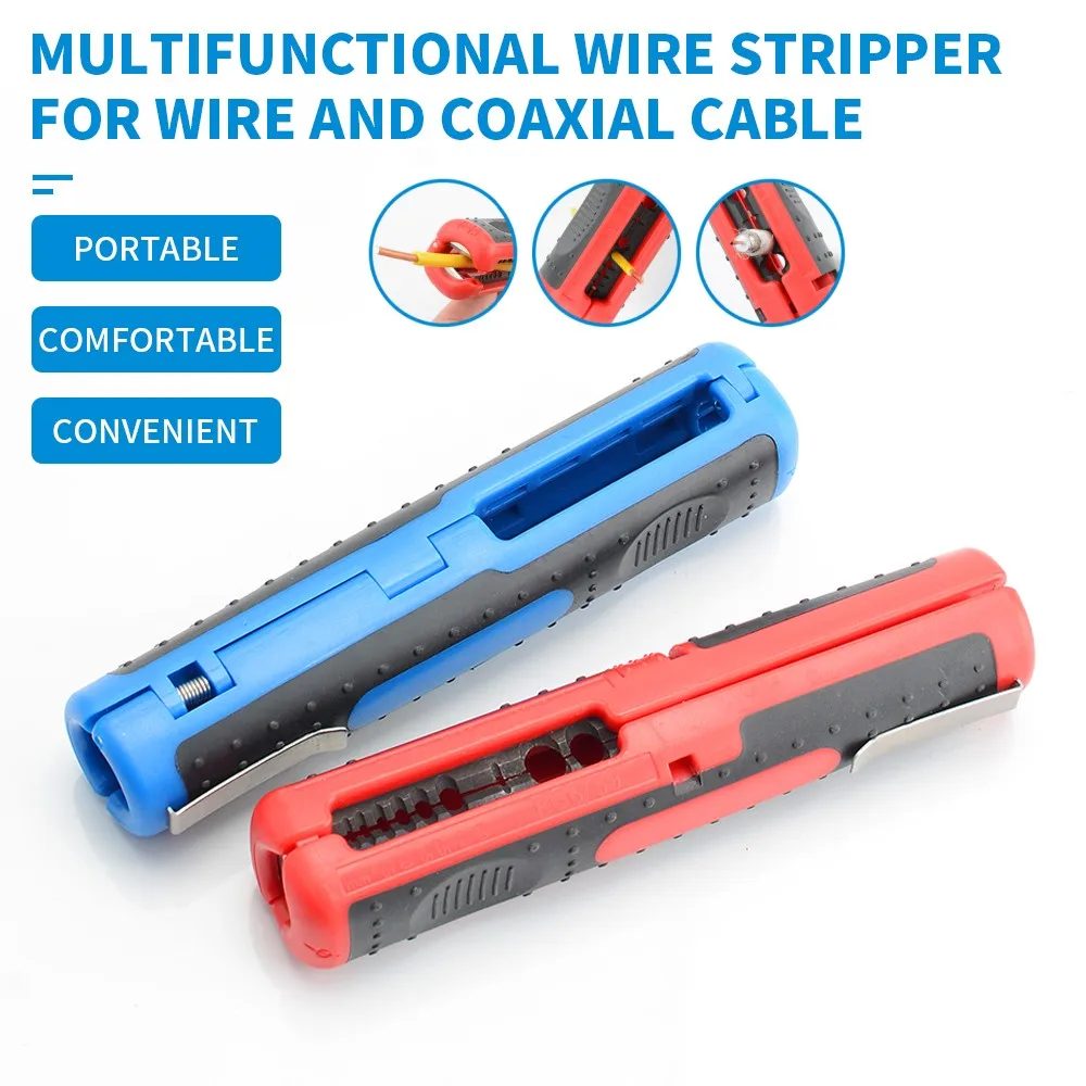 Pince à dénuder et couper les câbles TINSOL, multifonctionnelle, portable, avec poignée antidérapante, outil à main, outil de quincaillerie, clip de dénudage pour stylo