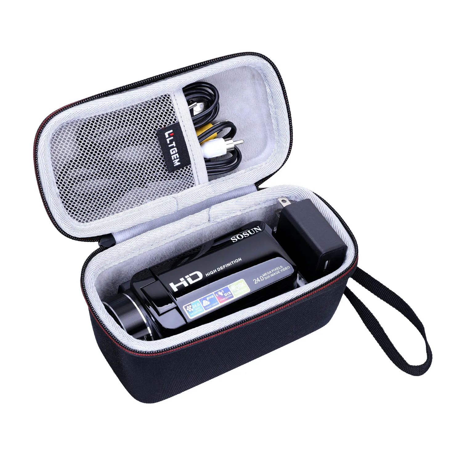 Étui pour caméscope LTGEM pour SOSUN HD 1080P, sac de transport de rangement, accessoires pour caméscope