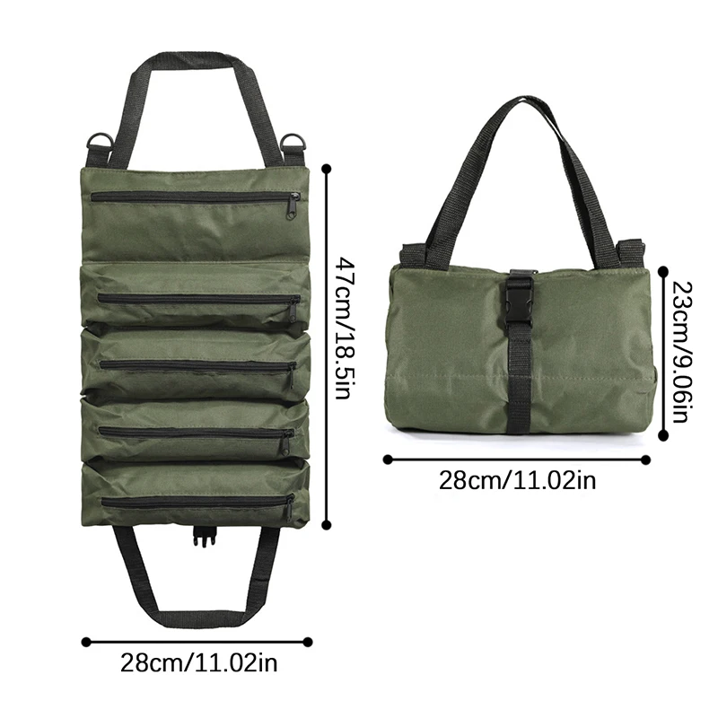 Pochette de rangement portable pour petits outils, sac à outils multi-usages, sac à outils professionnel de haute qualité, multi-poches pour outils de quincaillerie