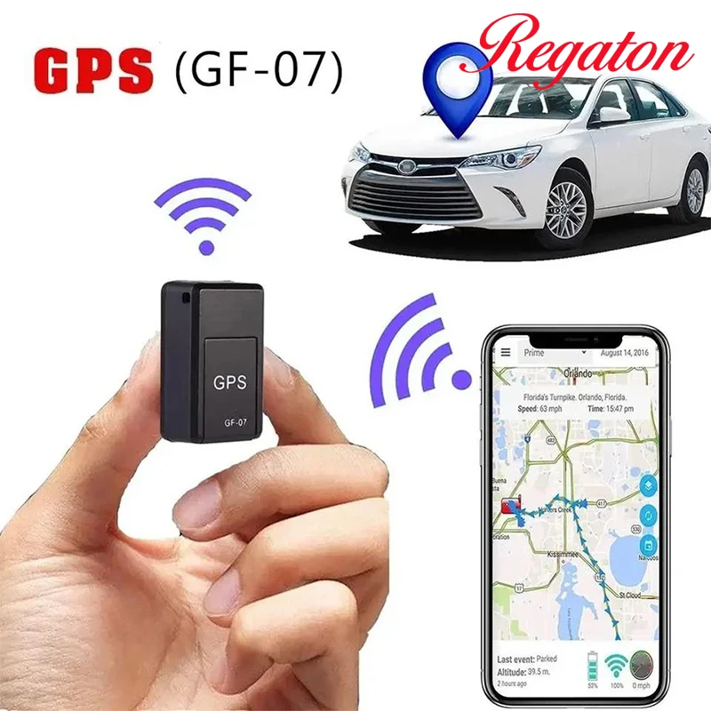 Regaton Mini GPS Tracker Car GPS Pet Children Elderly Anti-Lost Device Car Real Time Tracking Locator Magnetic Vehicle Locator