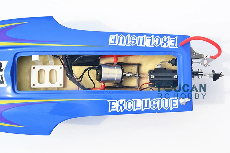 RC Boat Hull M380 Fiber Glass Electric RC Racing Boat With Steering Cooling System Motor Servo ESC Toys Model for Adult TH02613