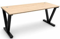 63" x 29" Beaumont Steel V-Leg Training Table