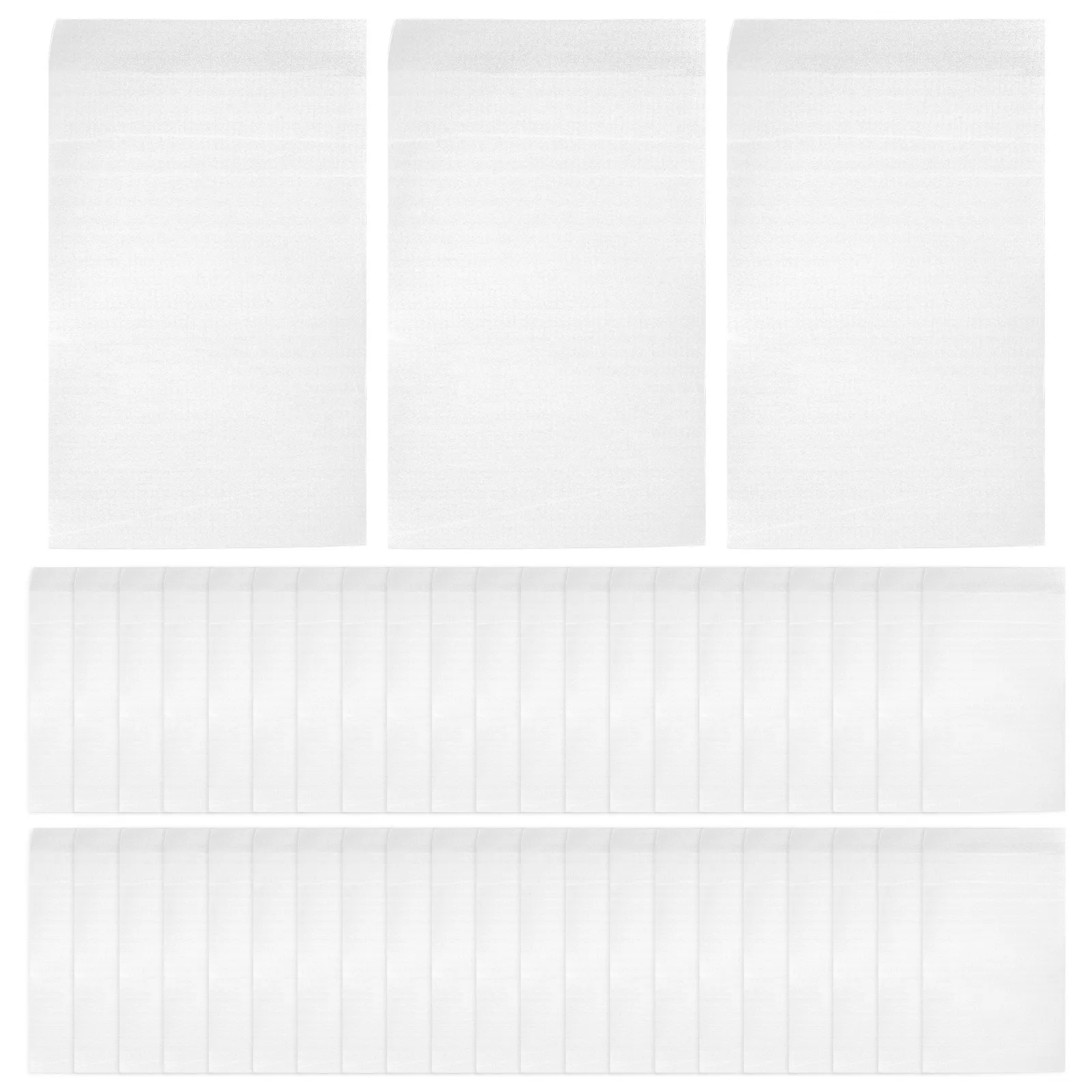 100 Stück Perlbaumwollbeutel, schützende Verpackungsbeutel, Umzugszubehör für zerbrechliches Glasgeschirr, Elektronik, Geschirr Image