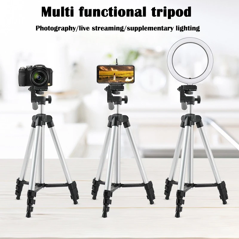 102cm Universelles Handy-Stativ mit Bluetooth-Fernbedienung für Smartphones & Kameras Videoaufnahme Fotografie-Ständer Image
