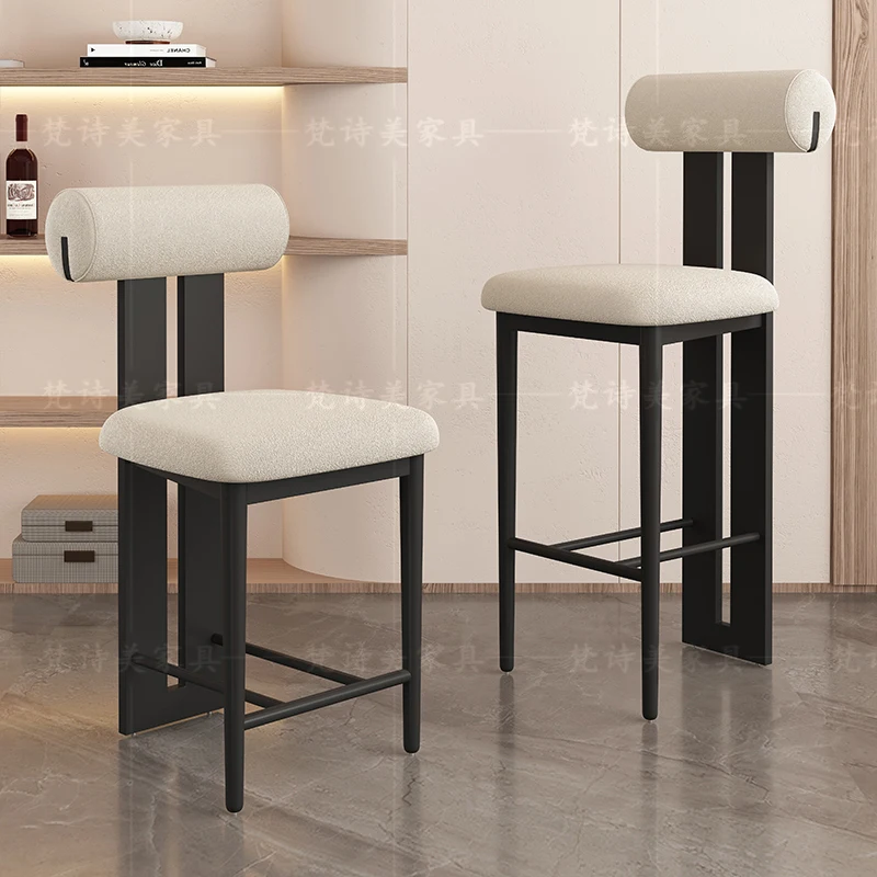 Kommerzielle Theke Barhocker Nordic Minimalist Outdoor Frühstück Barhocker Nachhaltige Luxus Taburetes De Bar Möbel