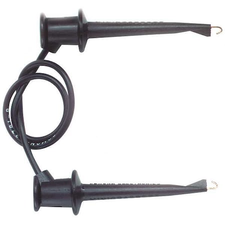 POMONA ELECTRONICS 5523 Mini Grabber Patch Cord Kit, Test Clip to Test Clip, 24